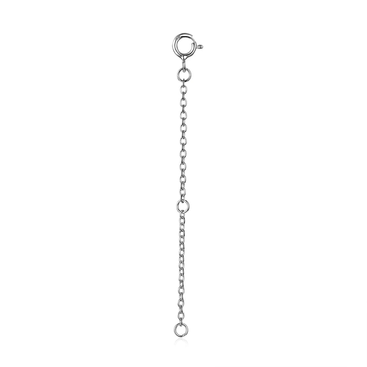 Diamond 14K Gold Plated 925 Sterling Silver Extended Chains with Lobster Clasps for DIY Necklace Extension Chain Jewelry Making