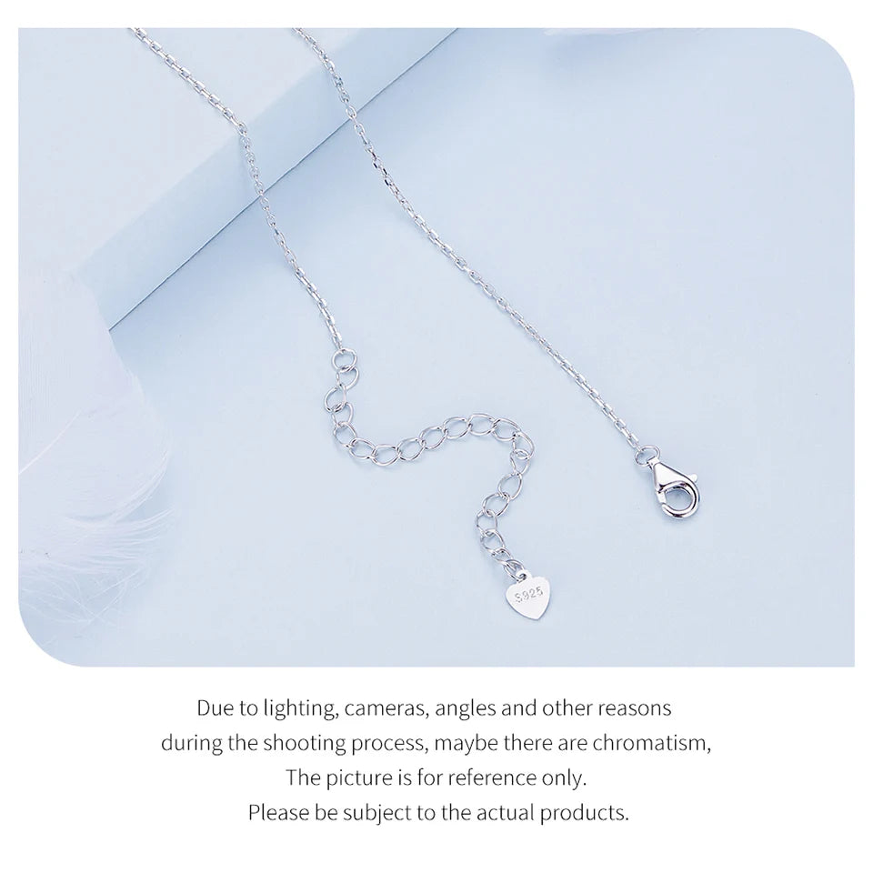 Diamond 925 Sterling Silver Double-layer Tassel Butterfly Pendant Necklace for Women Engagement Gift Fine Jewelry BSN308