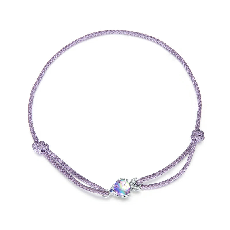 Diamond Infinity Simple Red Rope Friendship Bracelet 925 Sterling Silver Fashion jewelry Girl Gifts 2020 New Design SCB176